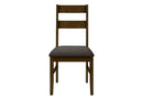 Dining Chair, Upholstered, Side, Dining Room, Transitional (Set of 2) - Brown