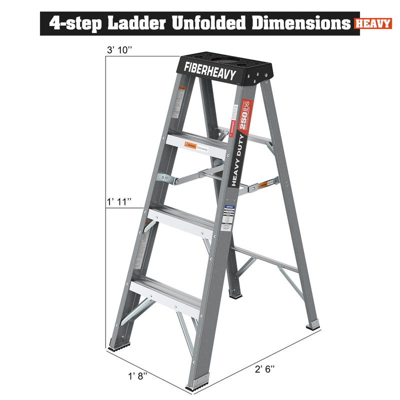 High Quality Fibreglass Step Ladder