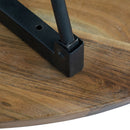 Oval Cofe Table - Brown