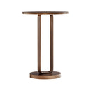 Tareel - Round Accent Table With Open Oval Pedestal - Antique Bronze