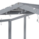 Loft House Bed With Ladder And Slide, With Blackboard And Light Strip On The Roof