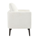 Modern Accent Upholstered Armchair With Pillow