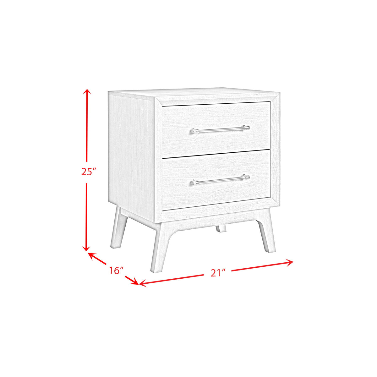Westland Upholstered Bedroom Set in White by Elements International, view 13