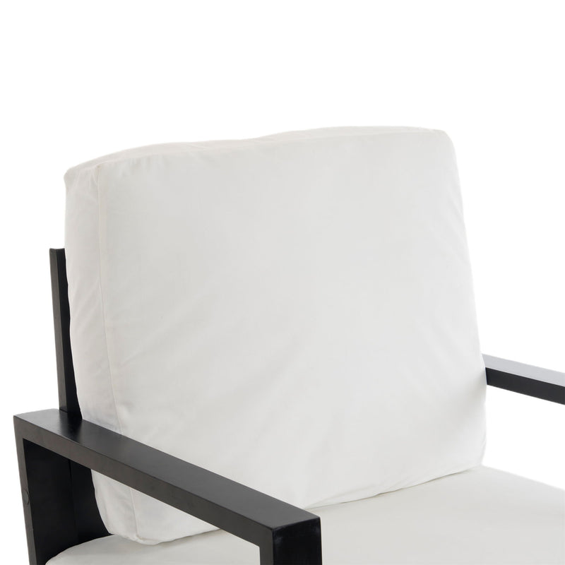 Modern Armchair With Solid Wood Frame