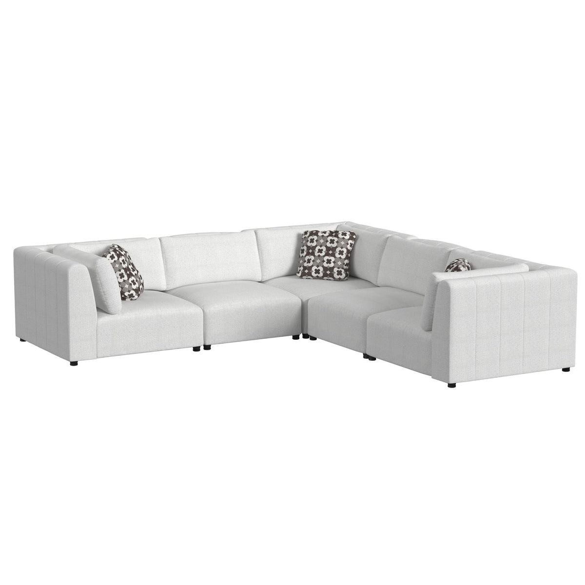 Zandara Modular Set Sectional in Beige by Elements International