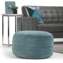 Vivienne - Upholstered Round Pouf