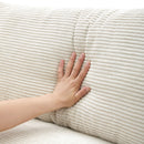 Oversized Sectional L Shaped Cloud Couch With USB Charging Port Cup Holder Deep And Wide Seat Sofa With Chaise Comfy