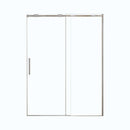 Semi-Frame Single Sliding Shower Door With Clear Tempered Glass