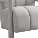 Modern Minimalist Leisure Armchair With L Shaped Armrests
