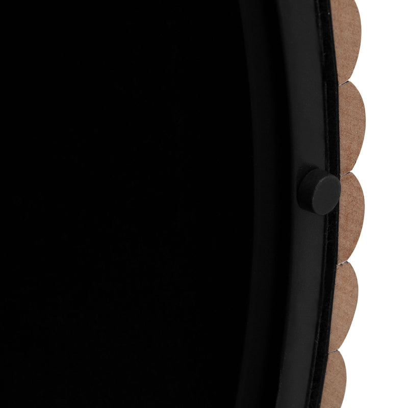 Coffee Table, Round Coffee Table, Modern Side Tables Accent End Table For Living Room, Apartment - Black