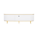 Modern TV Stand With 4 Drawers And 1 Cabinet