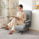 3 In 1 Convertible Folding Sofa Bed With Adjustable Backrest And Pillow