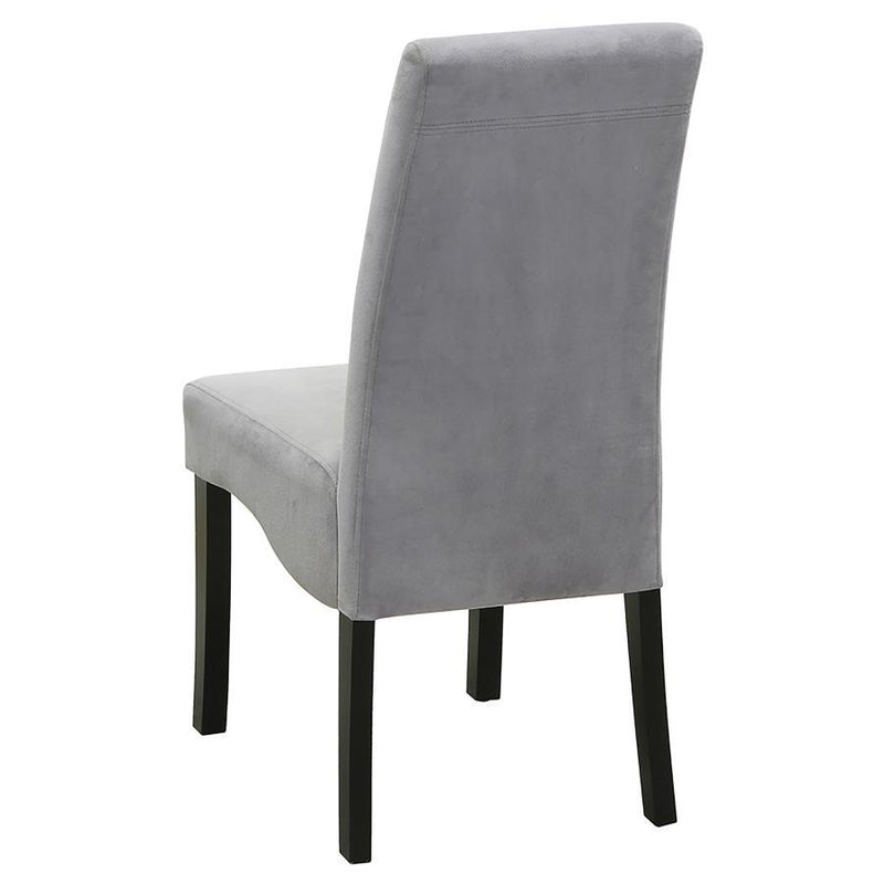 Stanton - Upholstered Dining Side Chairs (Set of 2) - Gray - Atlantic Fine Furniture Inc