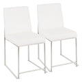 Fuji - Contemporary Modern Elegance High Back Dining Chair (Set of 2)