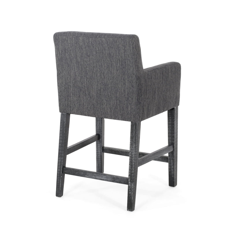 Serenitia - Upholstered Counter Chair With Straight Arm