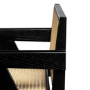 Chandigarh Arm Dining Chair With Natural Cane Design (Set of 2)