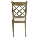 Karsen - Side Chair (Set of 2) - Beige Linen & Rustic Oak