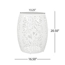 Modern Design Metal End Table, Large