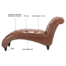 Tufted Armless Chaise Lounge