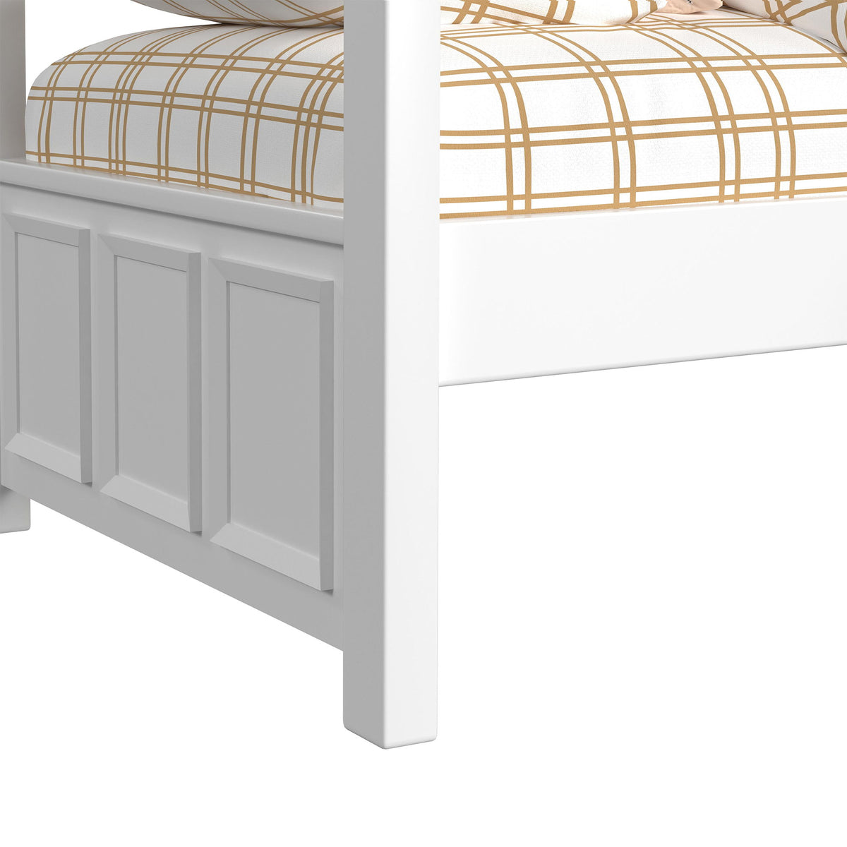 Hampton Kids Bunk Bed With Ladder in Black by Elements International, view 8