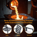 Modern Classic Outdoor Patio Dining Set, Rectangular Table & Dining Chairs, Rust Free, Weather Resistant