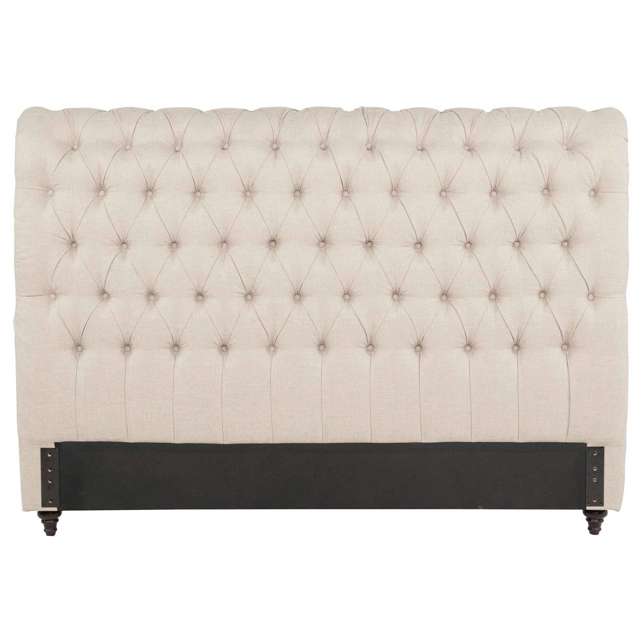 Devon 57-inch Upholstered Queen Headboard Beige