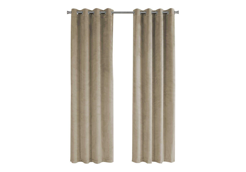 2 Pieces Set, Curtain Panel, Room Darkening, Grommet