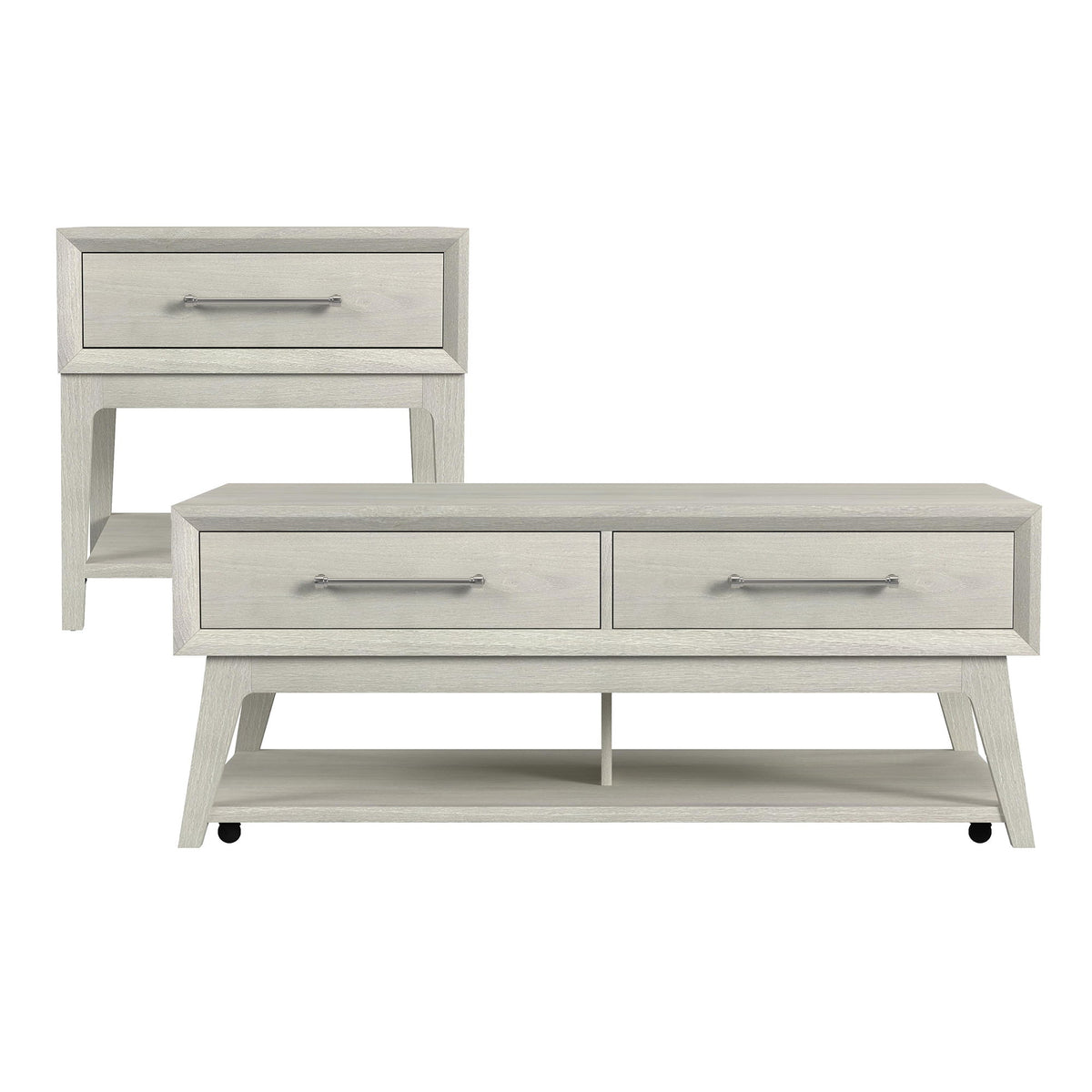 Westland Occasional Table Set in White by Elements International