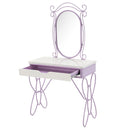 Priya II - Vanity Set - White & Light Purple