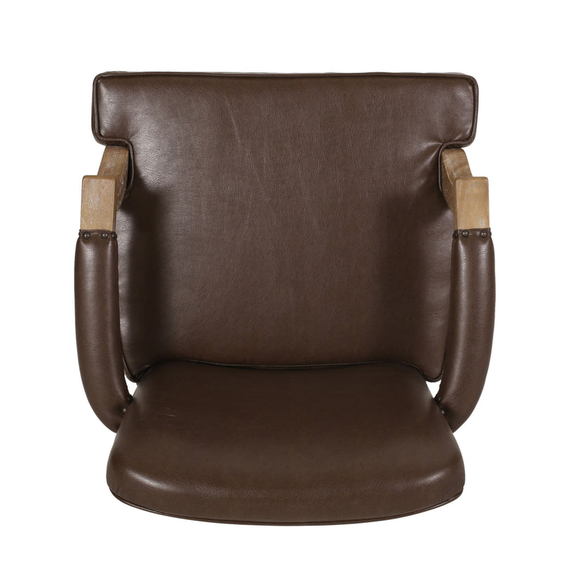 French Country Style Dining Chair With Nailhead Trim
