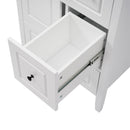 Retro Bathroom Vanity With Sink, Soft Closing Cabinet & Drawers