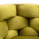 Luxury Modern Simple Leisure Velvet Single Sofa Chair Bedroom Lazy Person Household Dresser Stool Manicure Table Back Chair