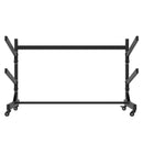Freestanding Kayak Storage Rack With Lockable Wheels For Kayak, Canoe, Sup & Surfboard