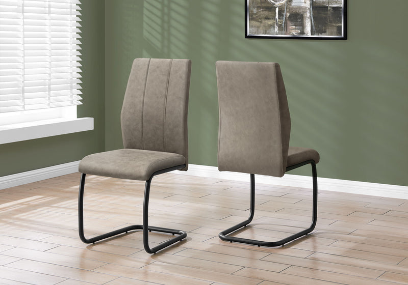 Dining Chair, Side, Upholstered For Dining Room, Contemporary & Modern (Set of 2)