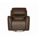 Henry - Power Swivel Gliding Recliner With Power Headrest, Lumbar, Heat & Massage
