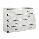 Modern Drawer Dresser For Bedroom, Ample Storage Wide Chest Of Drawers