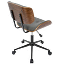 Lombardi - Mid Century Modern Adjustable Office Chair With Swivel