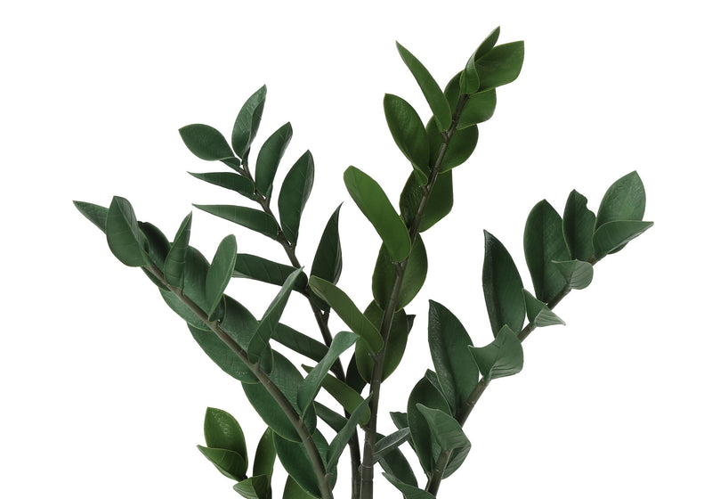 Artificial Plant, 29" Tall, Zz Tree, Indoor, Faux, Fake, Floor, Greenery, Potted, Real Touch, Decorative - Green / Black