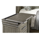 Kings Court - 3-Drawer Nightstand (Sliding Top) - Gray