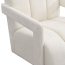 Modern Minimalist Leisure Armchair With L Shaped Armrests