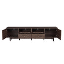 TV Stand With Drawers, Accent Entertainment Center For Living Room - Dark Brown