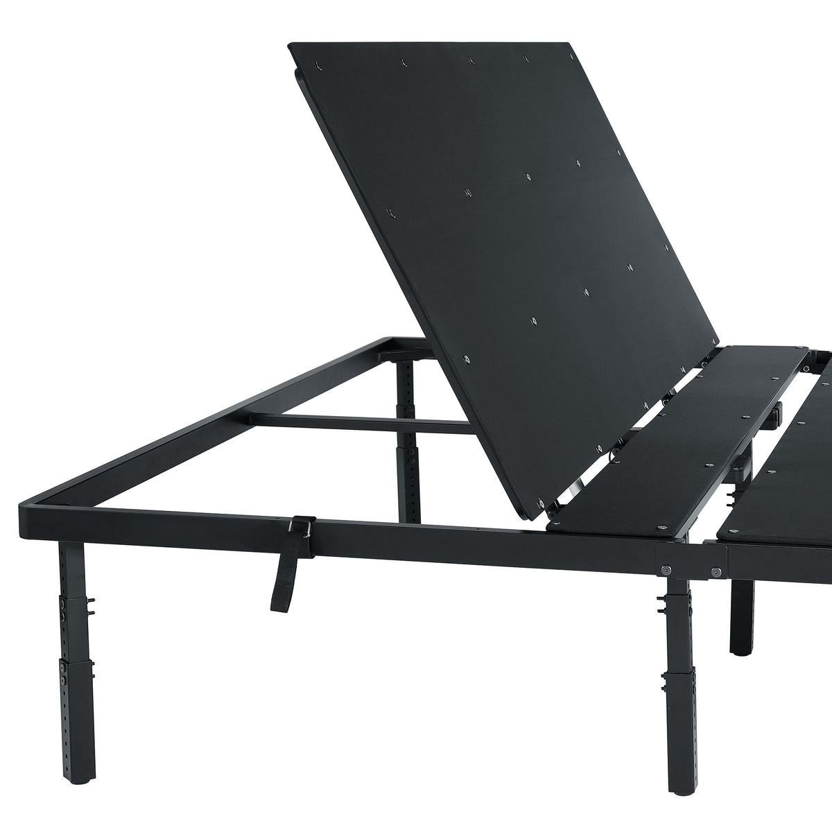 Z Base Air Adjustable Bed With Head Incline in Black by Elements International, view 6