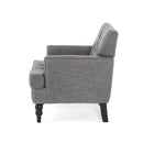 Harrison - Tufted Club Chair With Button Tufted Back And Birch Wood Legs