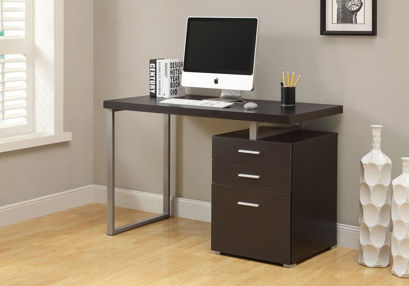 Computer Desk Left Right Set-Up Storage Drawers For Home Office