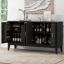4 Door Sideboard Storage Cabinet With Door Shelf