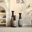 Designer Floor Vases, Large Vases For Home Decor Flooring (Set of 3)