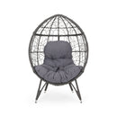 Cosmos - Round Hammered Iron Teardrop Chair