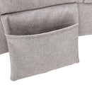 Massage Chaise Lounge Indoor With Remote Control, Ergonomic Electric Massage Lounger