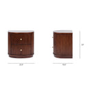 Valentine - 2 Drawer Storage Side Table