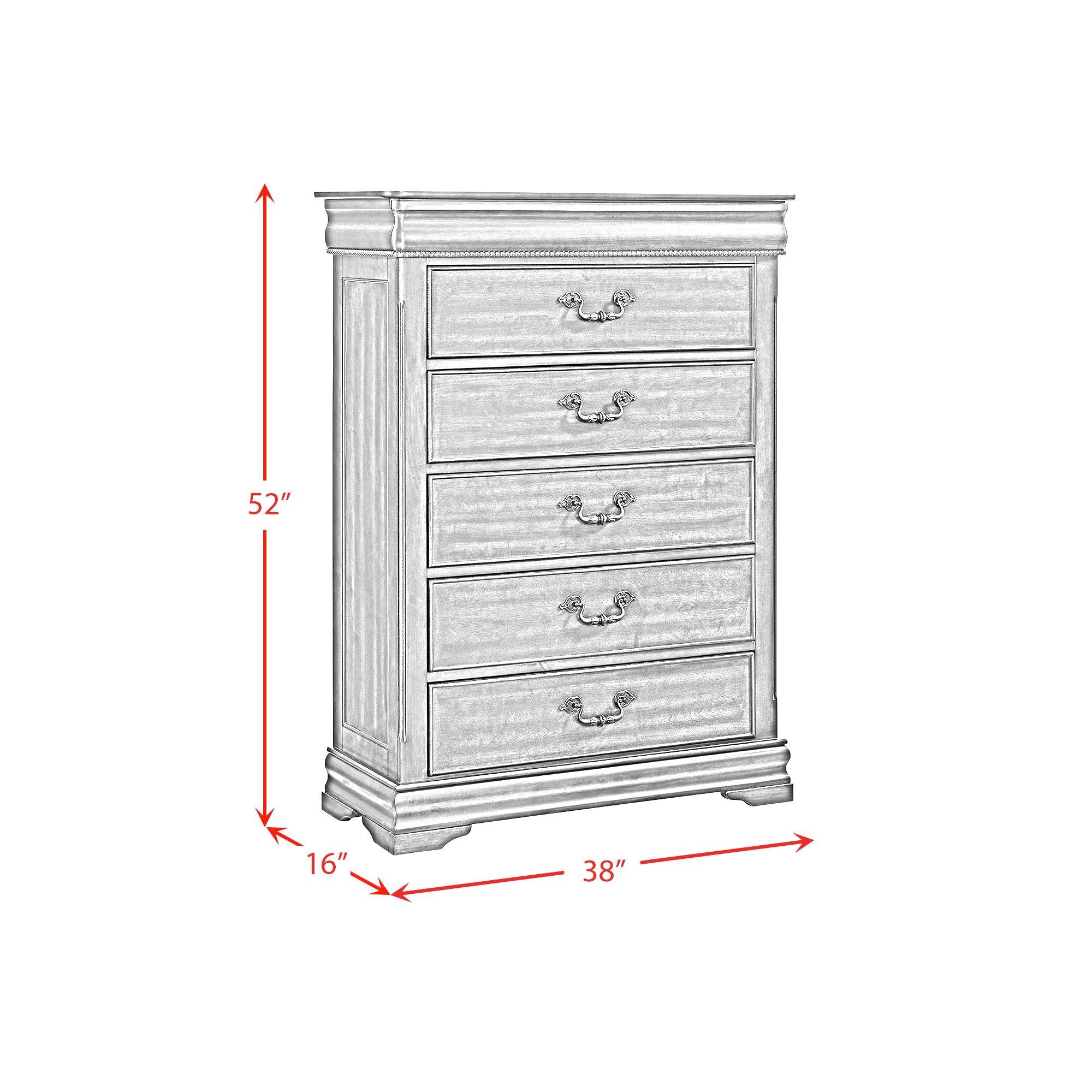 Northridge - 5-Drawer Chest - Cherry